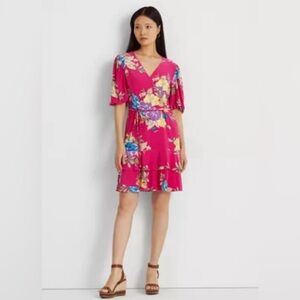 NWOT Lauren Ralph Lauren stretchy floral dress